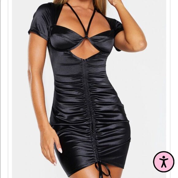 Black Mini Dress - Picture 1 of 4